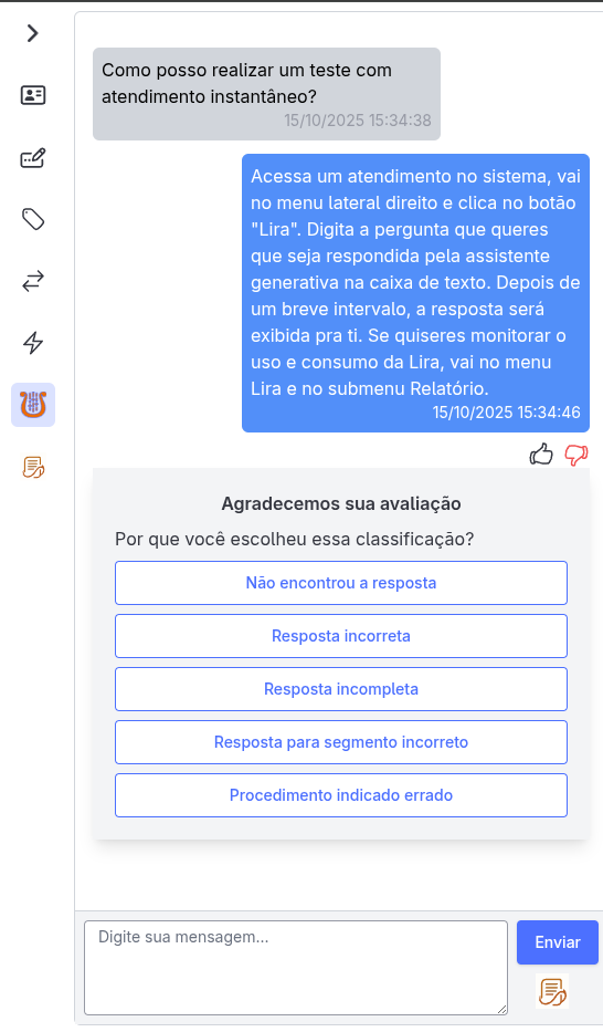 Botão Like e Dislike