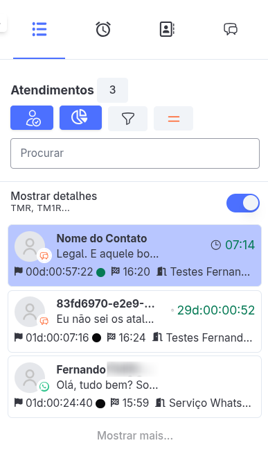 Coluna de Atendimento