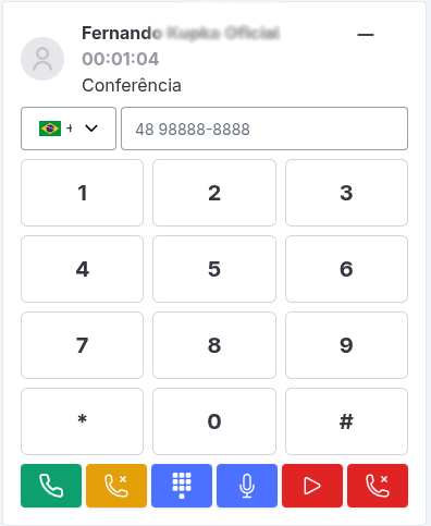 Softphone Conferência