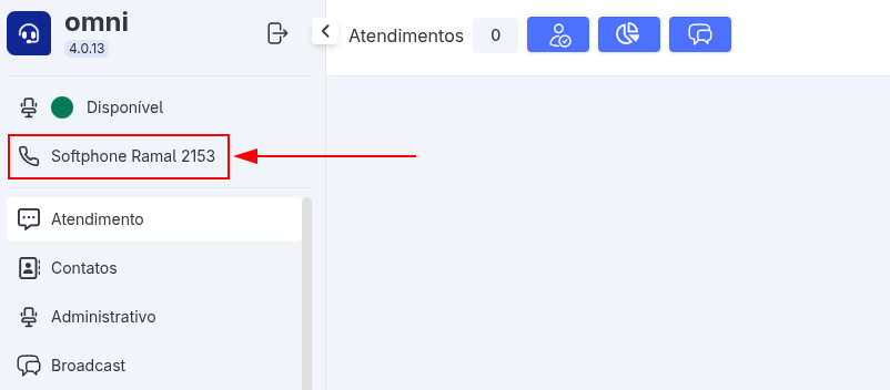 Softphone Minimizado