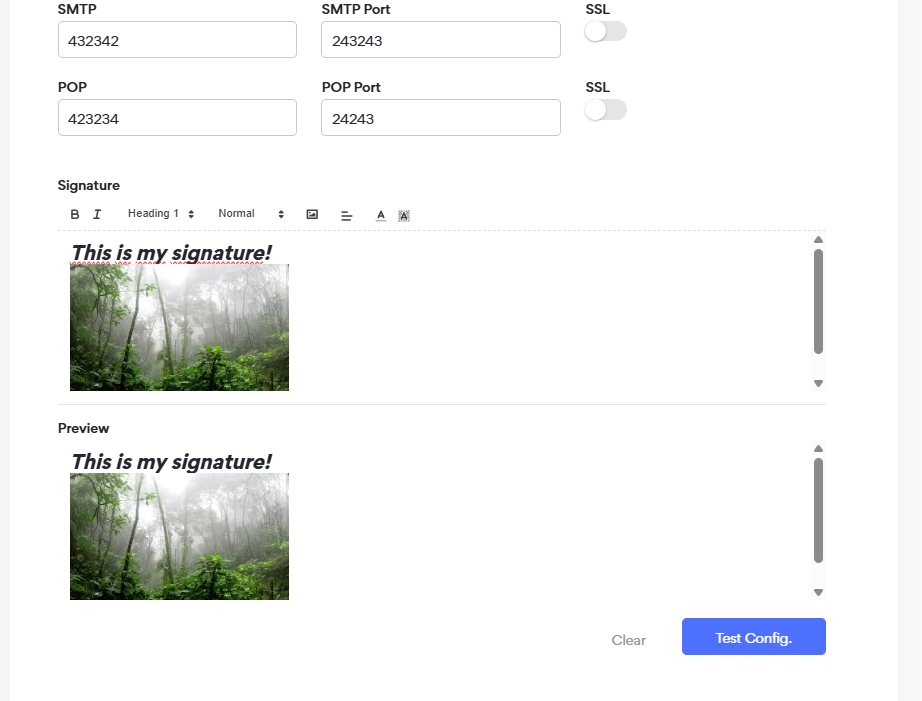 Assinatura de E-mail