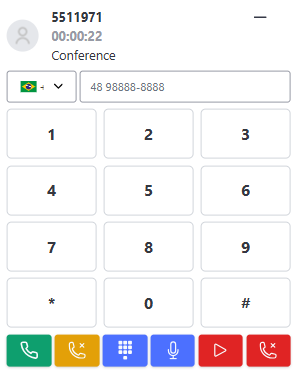 Softphone Conferência