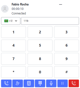 Softphone Em Ligação
